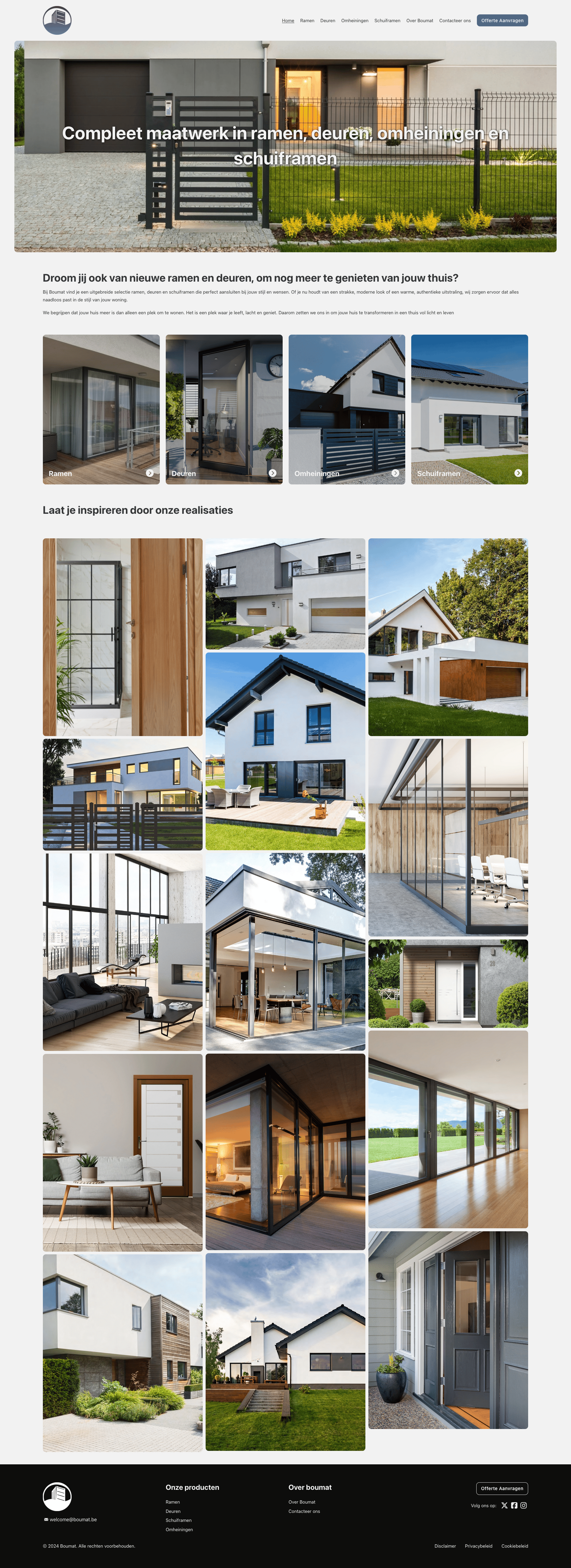 Boumat Corporate Website
